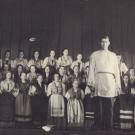 Выступление Сегозерского хора в Петрозаводске. 1950-е годы.