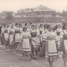 Колонна Сегозерского народного хора.